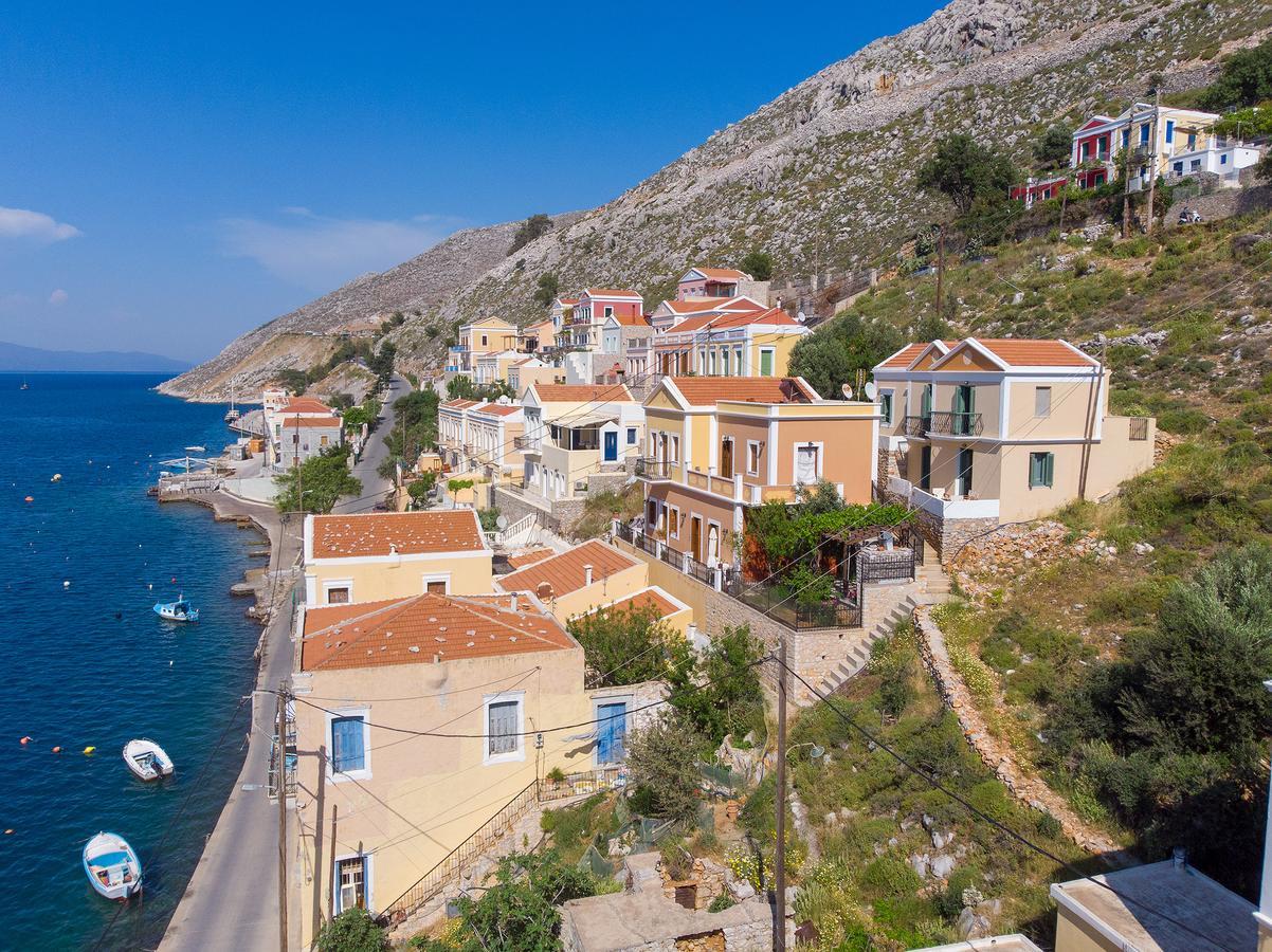 Blue Wave Astradeni House Villa Simi Dış mekan fotoğraf