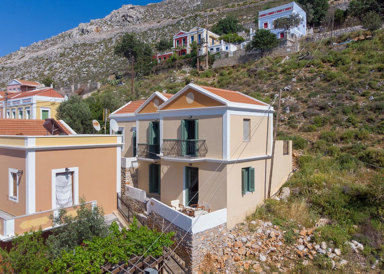 Blue Wave Astradeni House Villa Simi Dış mekan fotoğraf