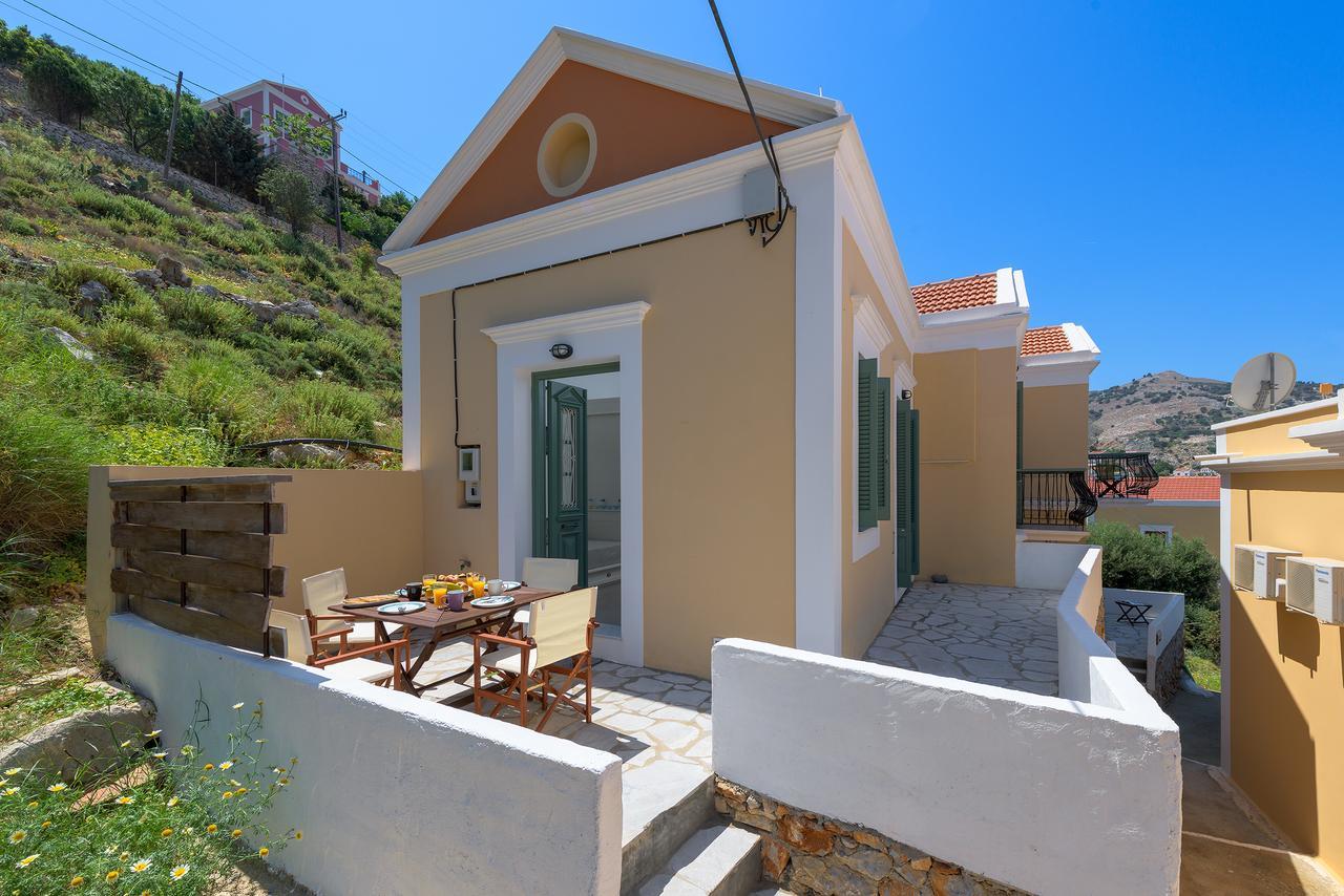 Blue Wave Astradeni House Villa Simi Dış mekan fotoğraf